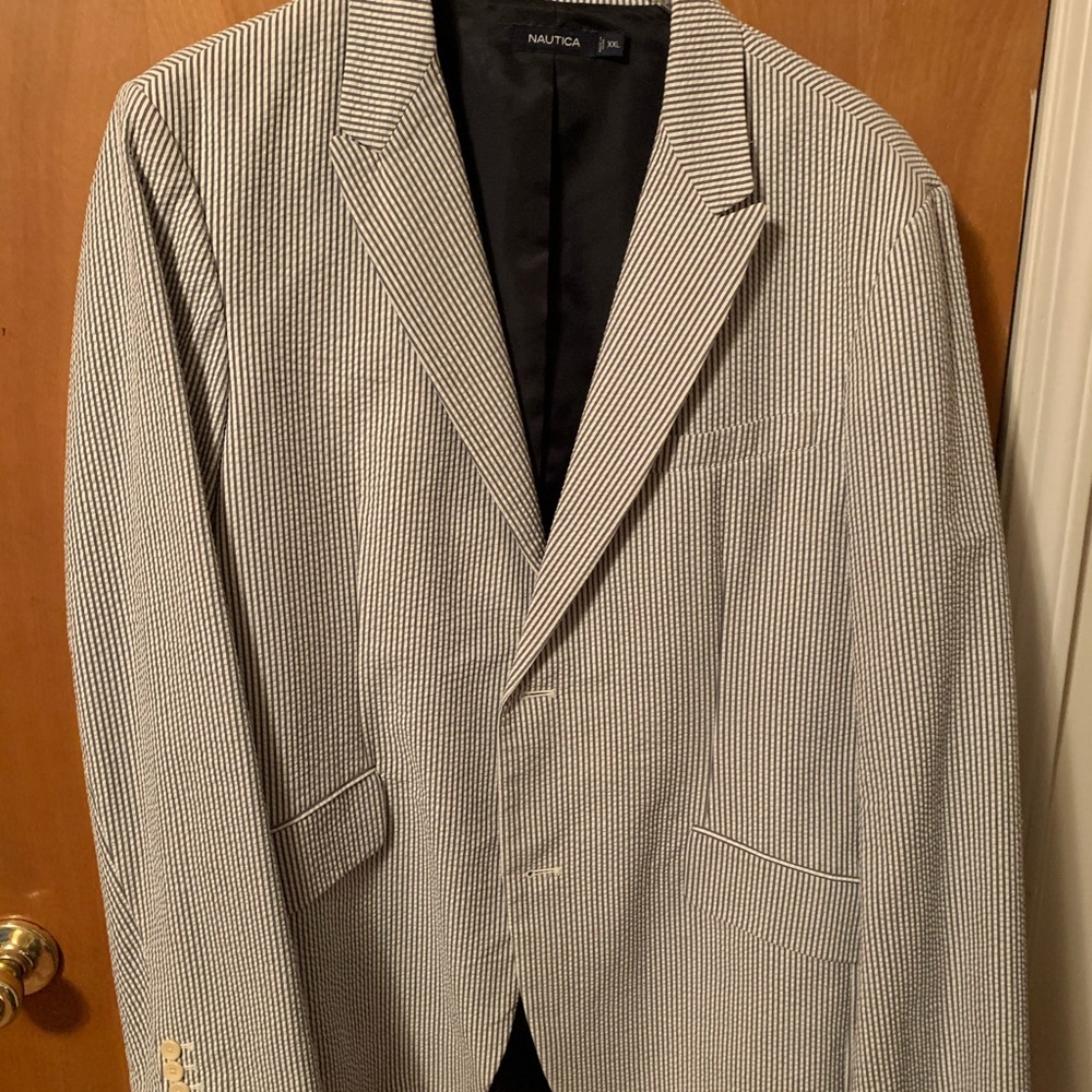Seersucker blazer